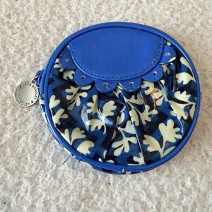 Vera Bradley Frill Blue Coin Pouch